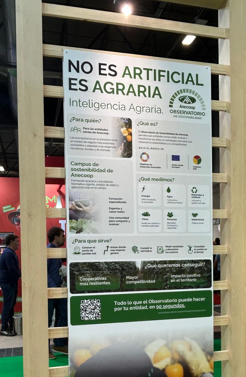 Panel «No es artificial, es agraria» del Observatorio de Sostenibilidad de Anecoop: para quién es, qué mide y para qué sirve